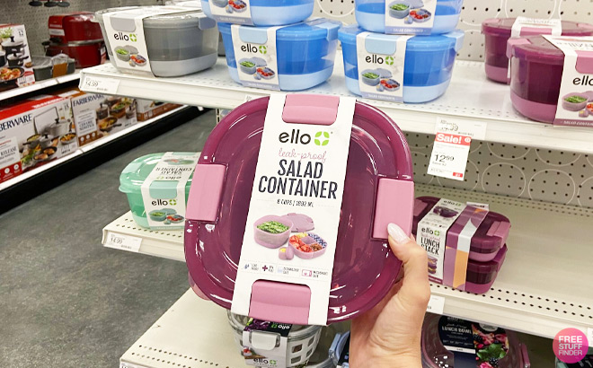 Ello Plastic Salad Bento Set at Target