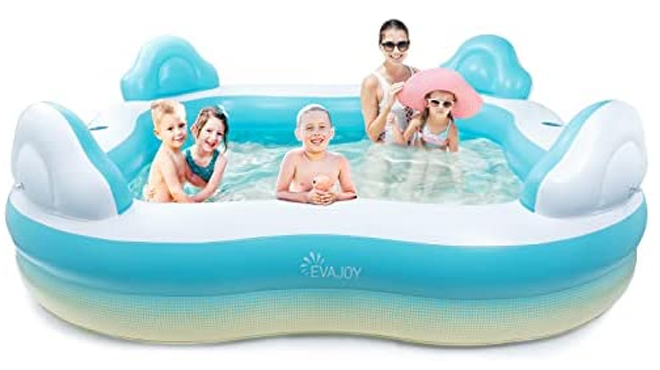 Evajoy Inflatable Family Swimming Pool