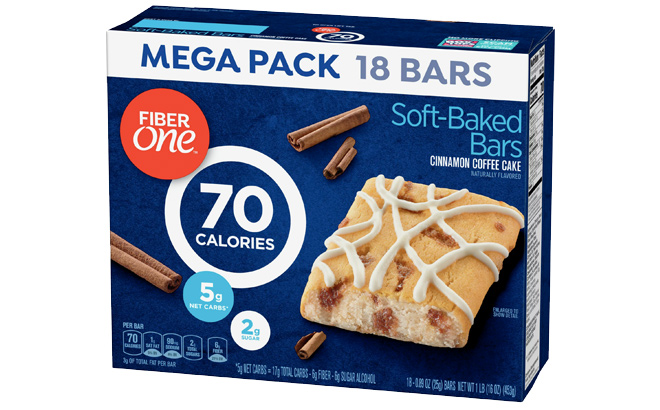 Fiber One Mega Pack 70 Calorie Soft Baked Bars