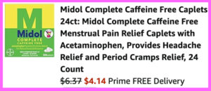 Final Price Breakdown Screenshot for Midol Complete 24 Count