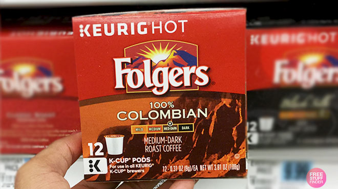 Folgers 100 Colombian Decaf Medium Roast Coffee 72 Keurig K Cup