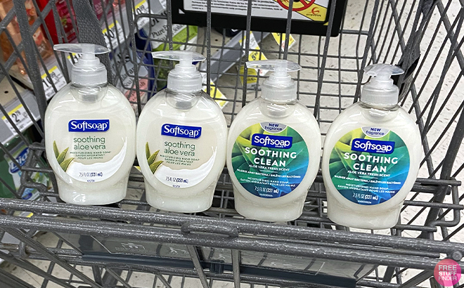 Four 7 5 Ounce Softsoap Hand Soaps in cart 1