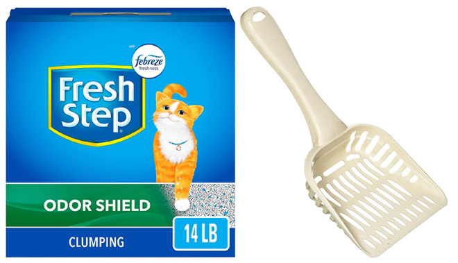 Fresh Step Clumping Cat Litter and Litter Scoop