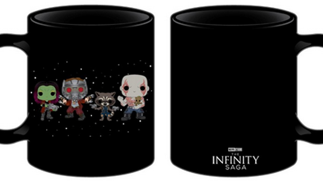 Funko Pop Guardians of the Galaxy Ceramic Mug front and back view