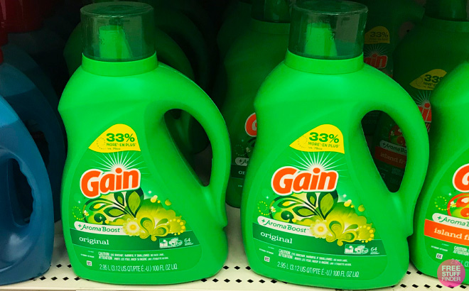 Gain Laundry Detergent Original Scent 100 Ounce Bottles
