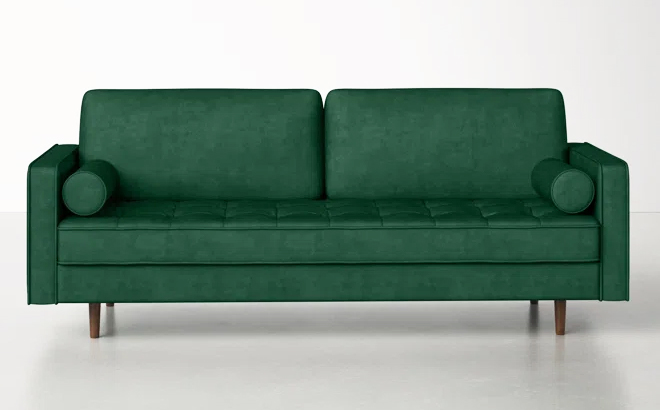 Geo Upholstered Sofa Green