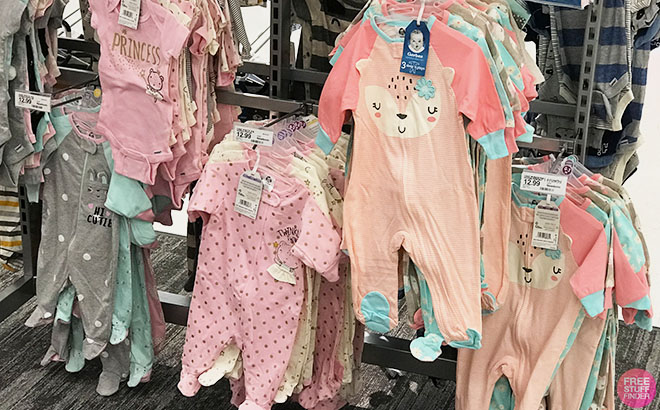 Gerber Body Suits on a Rack at a Store Gerber Body Suits on a Rack at a Store