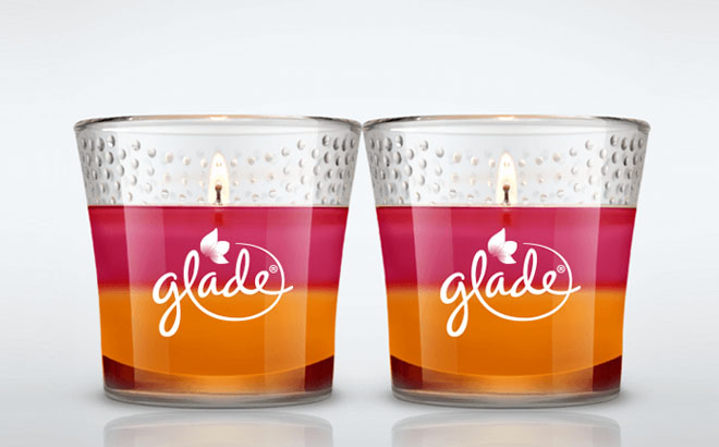 Glade Candle Jar Hawaiian Breeze Vanilla Passion Fruit Air Freshener