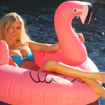 GoFloats Flamingo Pool Float Party Tube