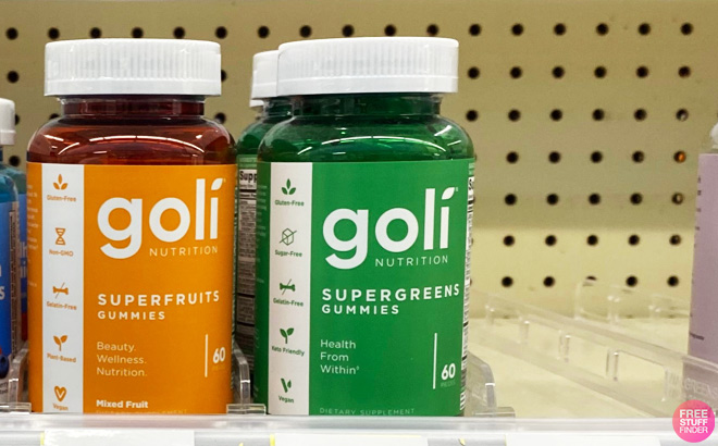 Goli SuperGreen Gummy Vitamin 60-Count Essential Vitamins and Minerals