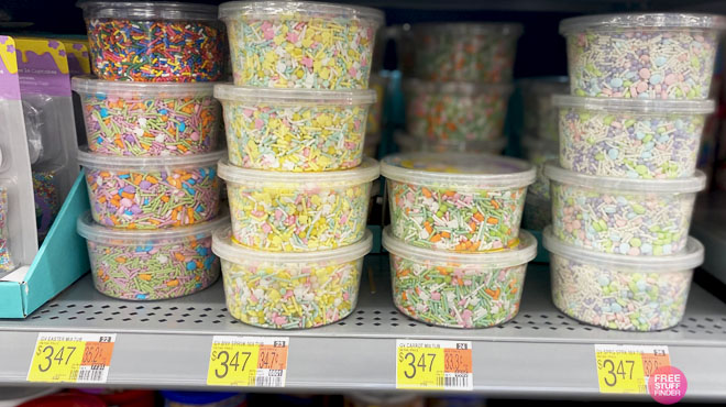 Great Value Sprinkles Mix on the Store Shelf Great Value Sprinkles Mix on the Store Shelf
