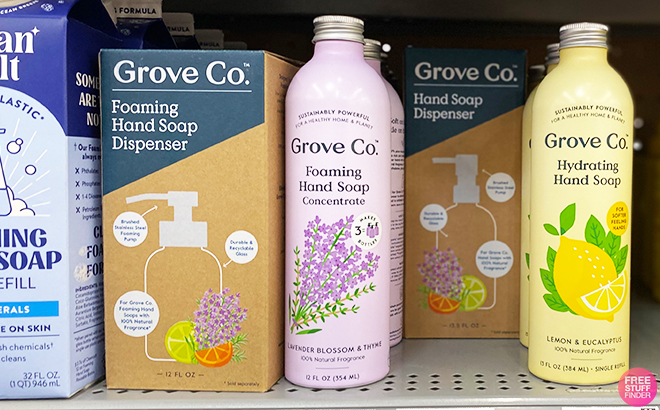 Grove Co Hydrating Hand Soap Lavender Blossom Thyme 13 Ounce