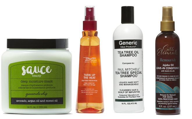 Hair Mask Flat Iron Protection Spray Tea Tree Oil Shampoo and Leave In Conditioning Spray