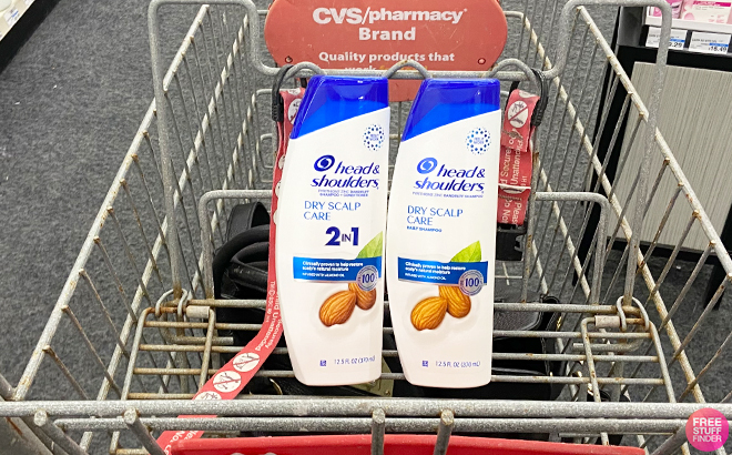 Head Shoulders Shampoos or Conditioners on a Cart