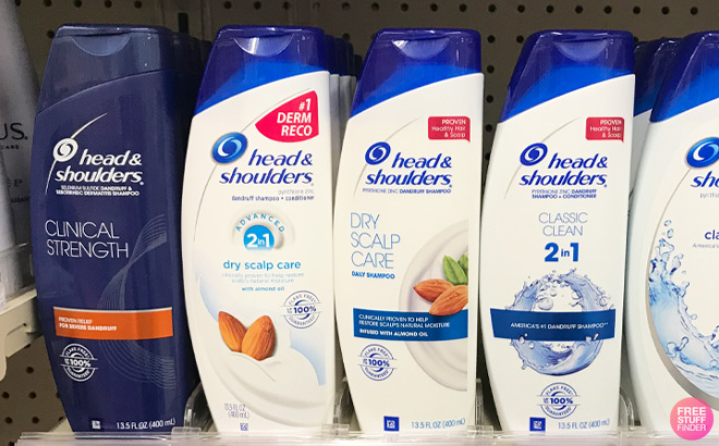 Head and Shoulders Classic Clean Shampoos on shelf 2