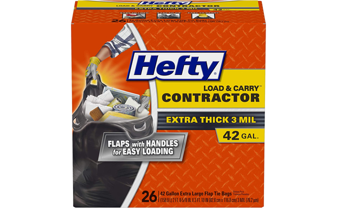 Hefty Load Carry Heavy Duty Trash Bags 26 Count Hefty Load Carry Heavy Duty Trash Bags 26 Count
