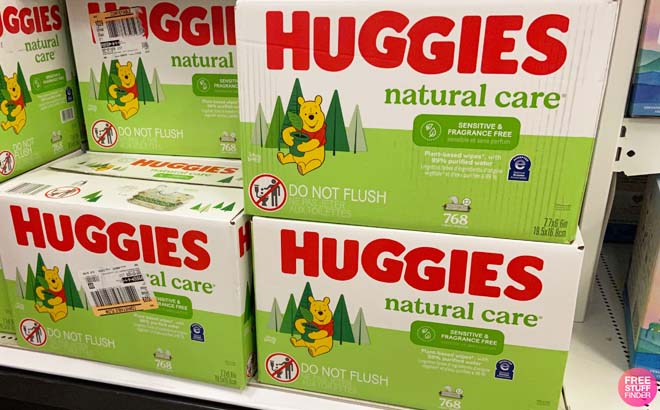 Huggies Natural Care Wipes 768 Count