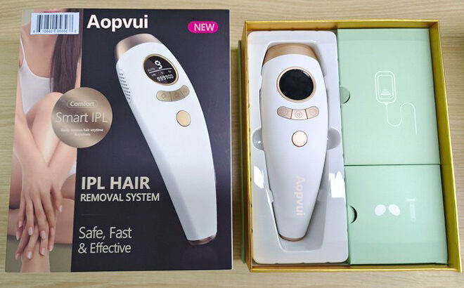 IPL Hair Removal for Women and Men Laser Permanent Face Leg Arm Back Whole Body Hair Remover