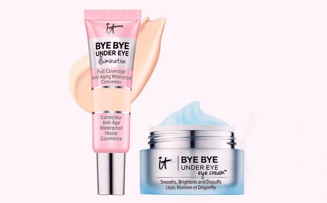 IT Cosmetics ByeBye UnderEye Illumination Concealer Eye Cream Set 1
