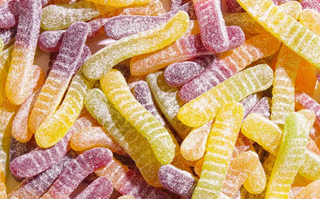 JOYRIDE Zero Sugar Sour Gummy Worms Candies