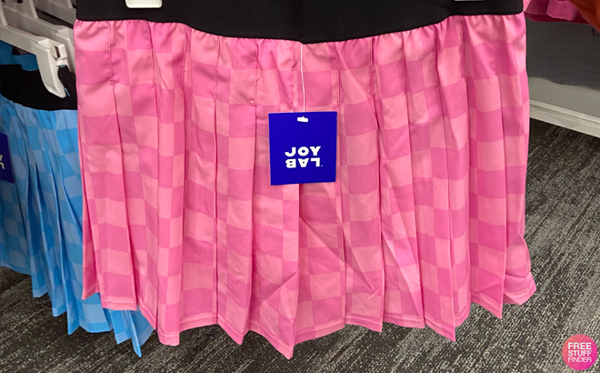 Joy Lab Womens Pleated Tennis Skort Berry Pink