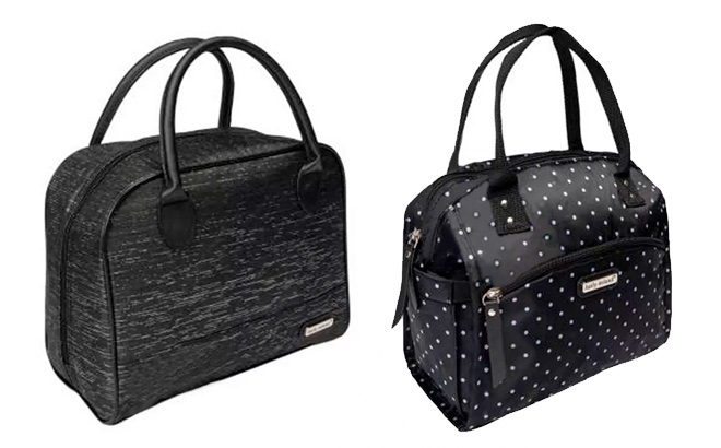 KATHY IRELAND Emillia East West Lunch Tote Bag Set of 3 and Leah Wide Mouth Lunch Tote Bag Set of 3
