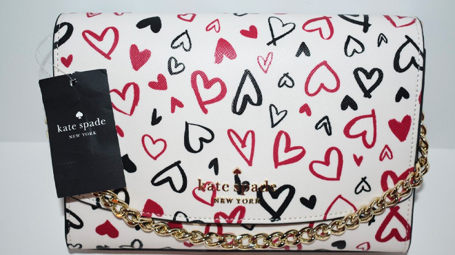 Kate Spade Carson Scribble Heart Convertible Crossbody Kate Spade Carson Scribble Heart Convertible Crossbody