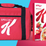Kelloggs Special K Cooler Tote next to Cereal