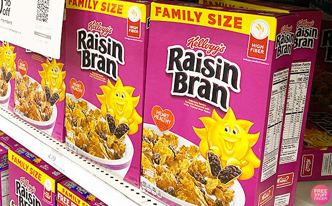 Kellogs Raisin Bran Breakfast Cereal 24 Ounce