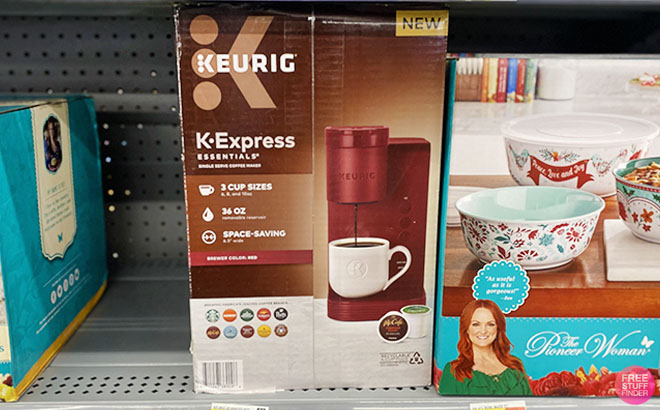 Keurig K Express Essentials Red Single Serve Coffee Maker