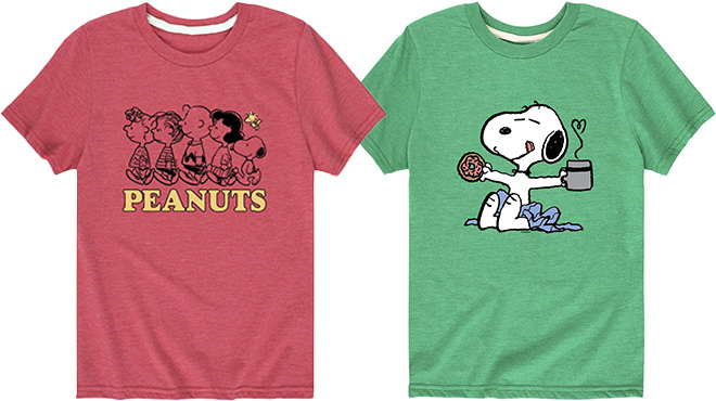 Kids Peanuts Tees Snoopy