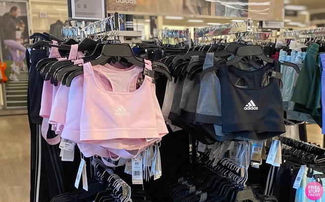 Kohls Adidas Womens Sport Bras Pink Black