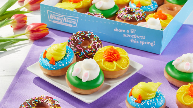 Krispy Kreme Spring Mini Donut Collection 4 flavors