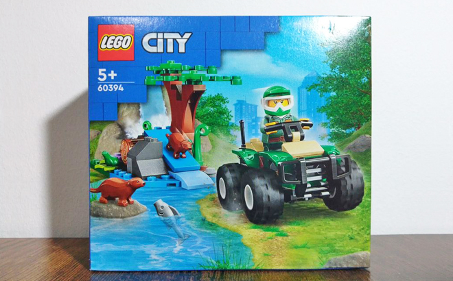 LEGO City ATV and Otter Habitat Off Roader Quad Bike Toy Car Box