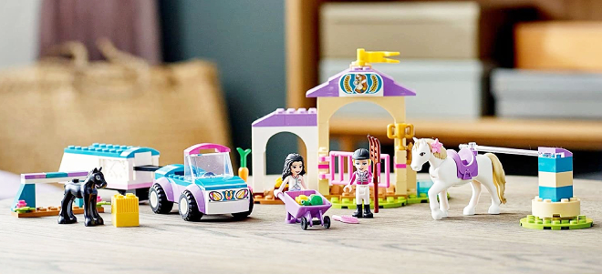 LEGO Friends Horse Training and Trailer Building Set