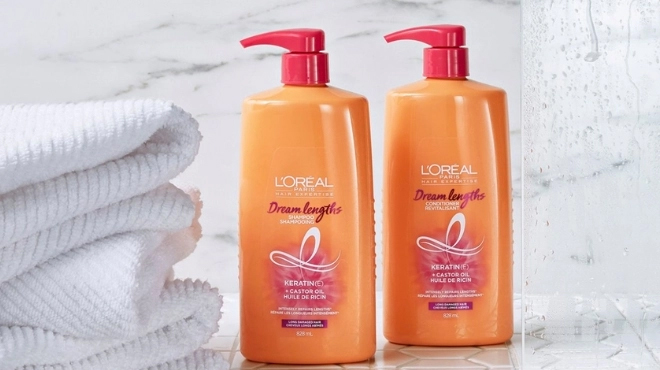 LOreal Paris Elvive Dream Lengths Shampoo and Conditioner Kit