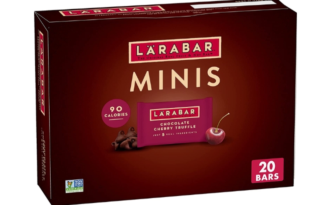 Larabar Cherry Chocolate Truffle Mini Bars Mini Bars 20-Count Larabar Cherry Chocolate Truffle Mini Bars Mini Bars 20 Count