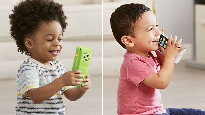 LeapFrog Chat and Count Emoji Phone in Green