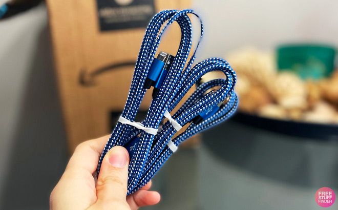 Lightning Cable 5 Pack Blue