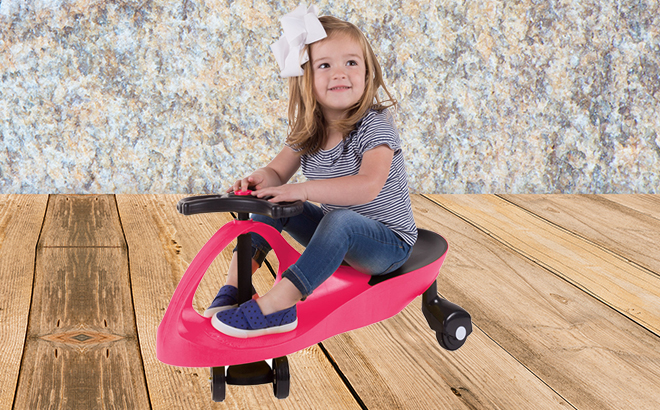 Lil Rider Car with No Batteries Gears or Pedals Pink