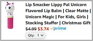 Lip Smacker Ordery Summary