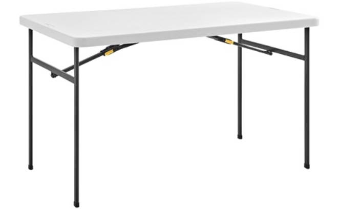 Living and More 4 Foot Plus Standard Folding Table