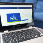Lowes Spring Fest Events Page on a Laptop