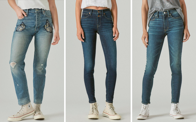 Lucky Brand Womens Jeans Three Models
