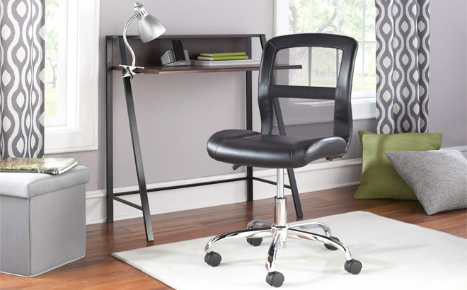 Mainstays Black Office Chair in a Room
