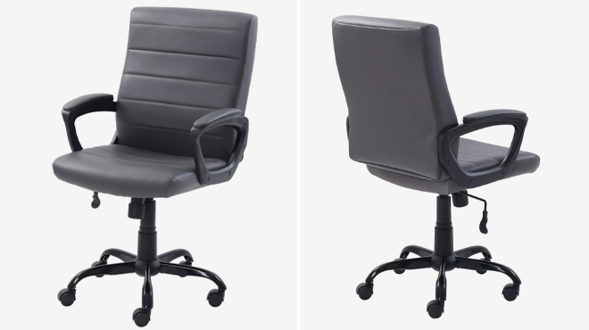 Mainstays Mid Back Managers Office Chair Black