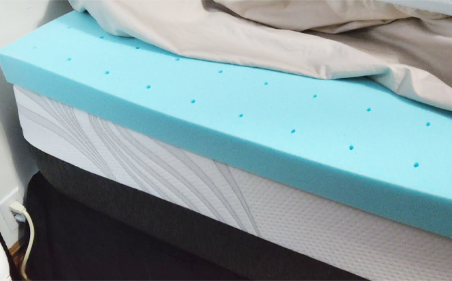 Marsail 3 Inch Memory Foam Cooling Gel Queen Mattress Topper Marsail 3 Inch Memory Foam Cooling Gel Queen Mattress Topper