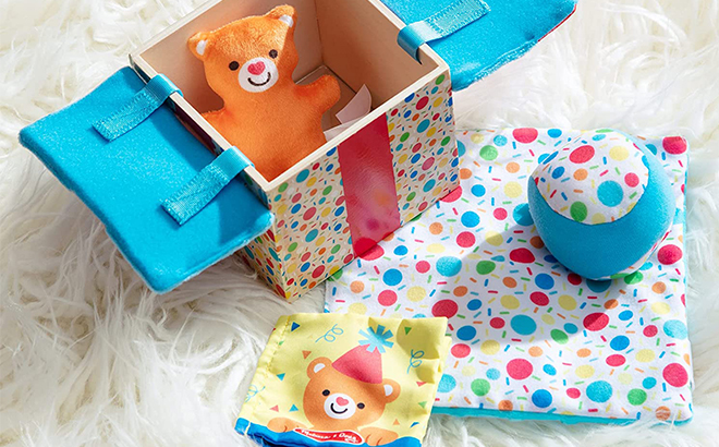 Melissa Doug Wooden Surprise Gift Box 5 Piece