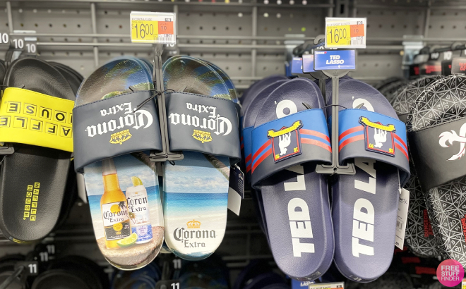 Mens Corona and Ted Lasso Slides