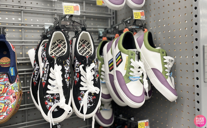 Mens Mickey Mouse and Buzz Lightyear Shoes